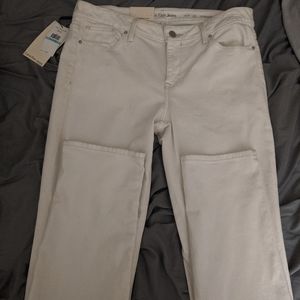 Nwt Calvin Klein White Jeans